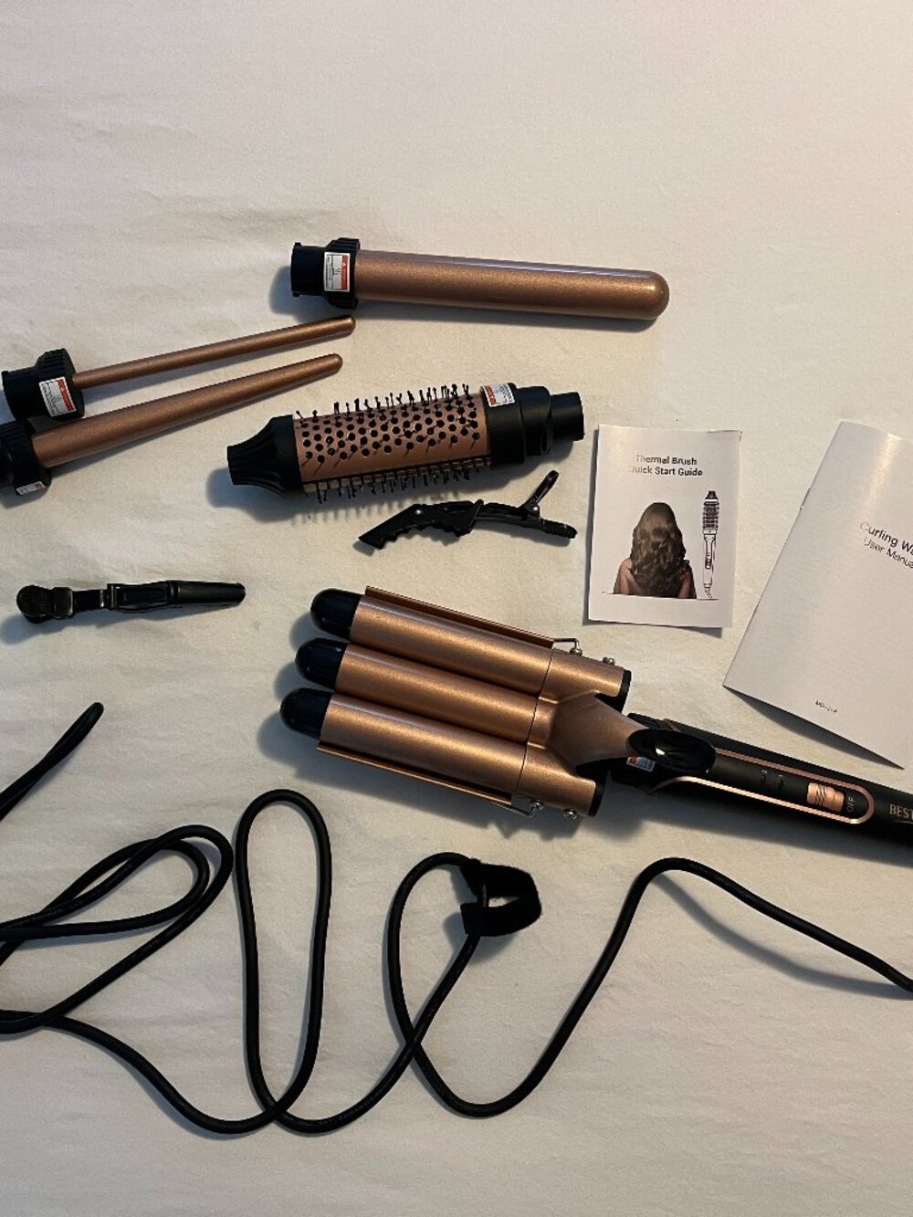 BESTOPE PRO 5 in 1 Curling Wand Set